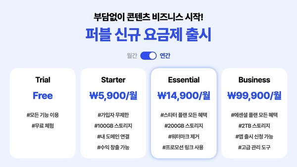 키클롭스, ‘퍼블’ 서비스 요금제 개편 - 테크월드