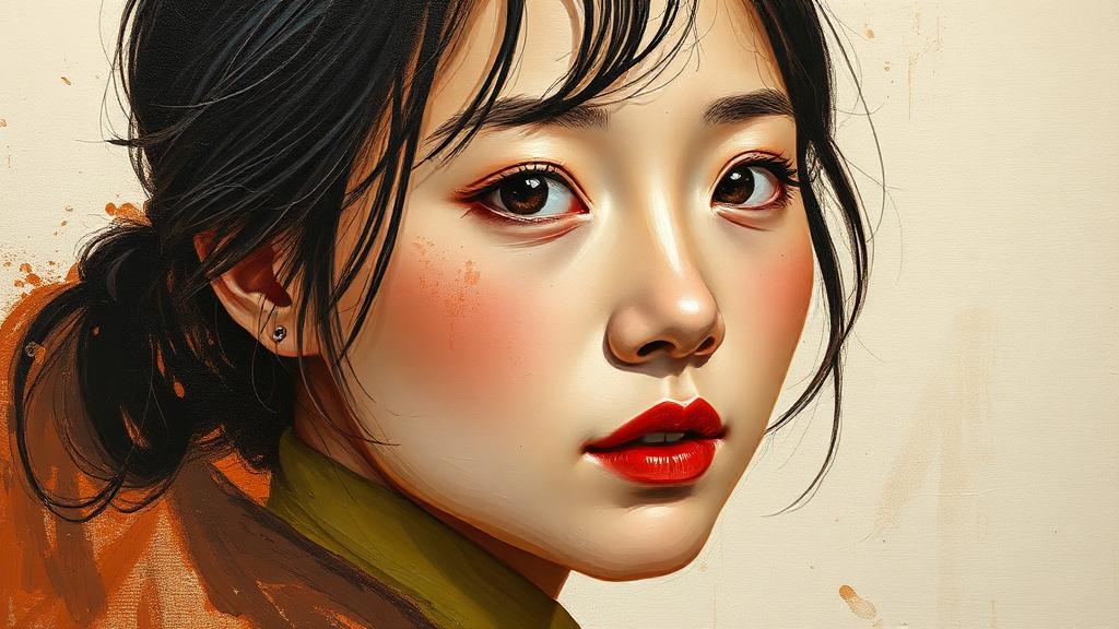 감성 인물화 클래스 · 유화 질감편